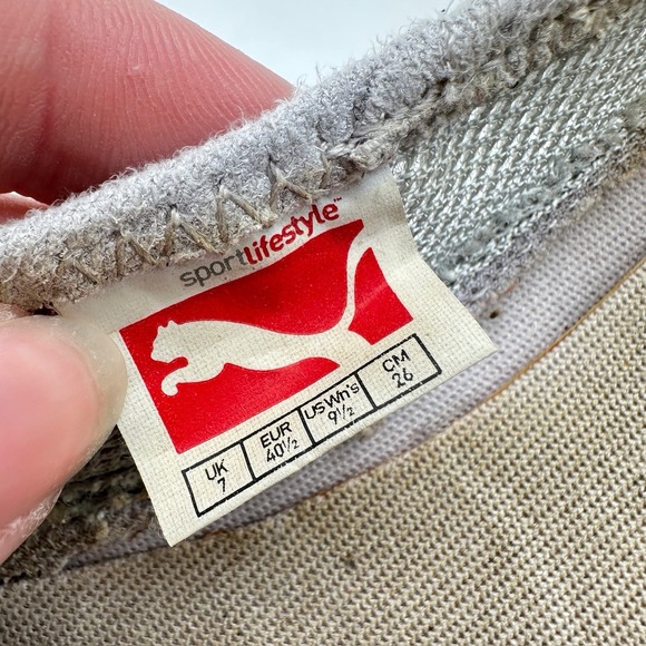 Puma Sabadella Ballerina Flats Suede Mesh Womens 9.5 Purple Pink Gray Gorpcore - Picture 12 of 13